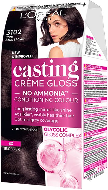 L'Oreal Paris Casting Crème Gloss 3102 Intenzivno tamno smeđa