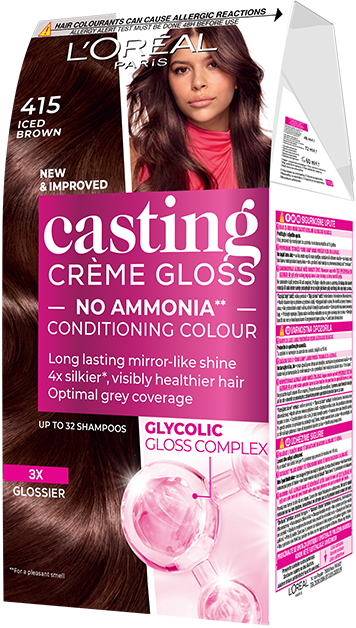 L'Oreal Paris Casting Crème Gloss 415 Pepeljasto smeđa