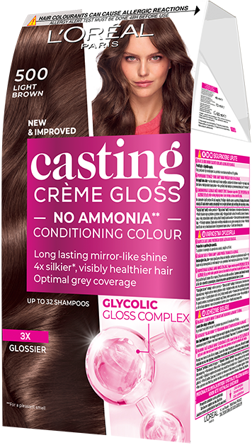 L'Oreal Paris Casting Crème Gloss 500 Svijetlo smeđa