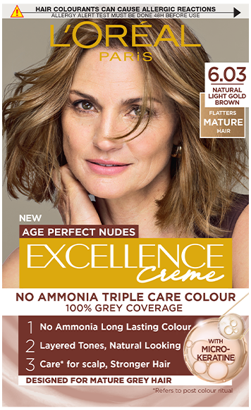 L'Oréal Paris Excellence Age Perfect Nudes 6.03 ASH Brown boja za kosu