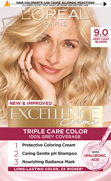 Boja za kosu 9 vrlo svijetla plava Excellence Creme slika pakiranja