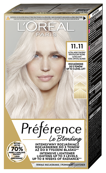 L'Oreal Paris Preference 11.11 Hladno kristalno plava