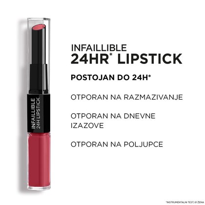 Infaillible 24H tekući ruž za usne 101 Everlasting Paris_5