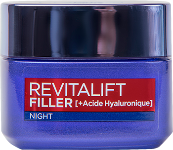 Oap njega kože Revitalift Filler noćna krema slika pakiranja
